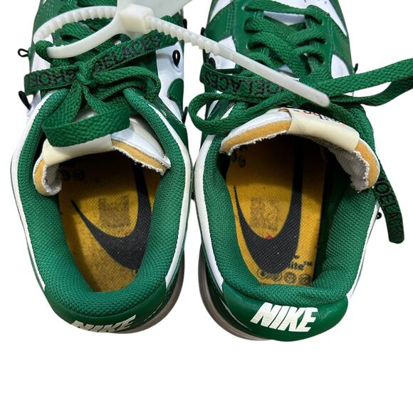 Nike Off-White Dunk Low Sneakers Men\'s Sz 6 Pine Green Streetwear Sporty Retro main image 4